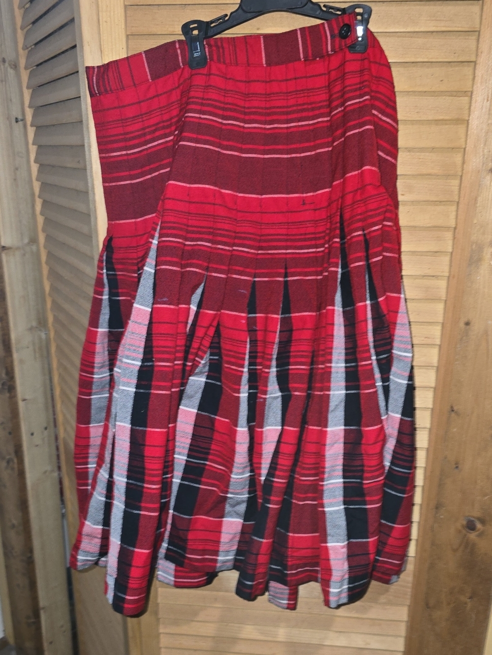 Vintage Pendleton Reversible Pleated Skirt Size 12